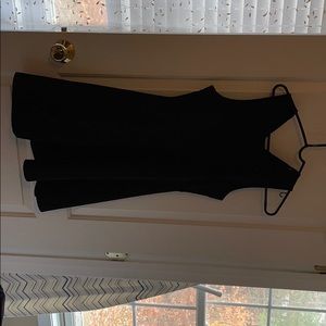 Textured black dress